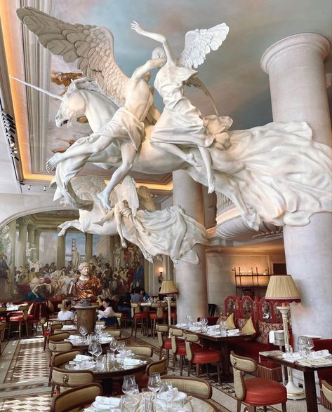 Greek Mythology Interior Design, Modern Greek Restaurant, Greek Interior Design, Cafeteria Design, Greek Restaurants, Kids Library, Hospital Interior Design, Store Design Interior, Ads Creative