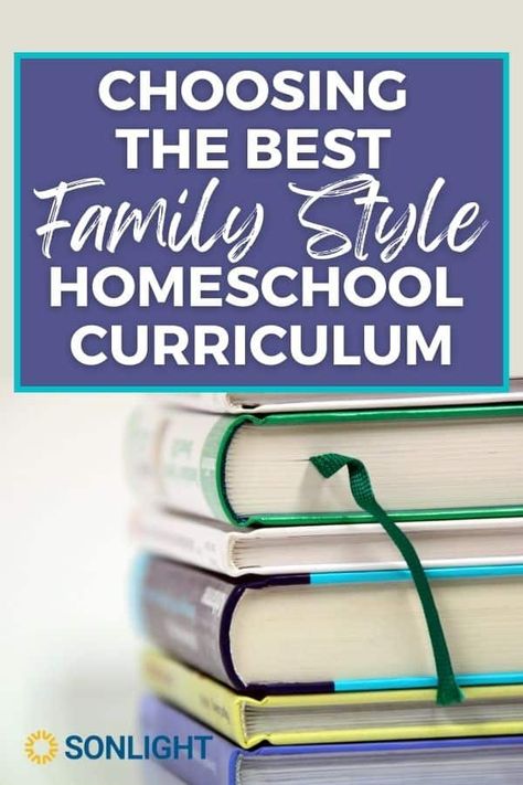 Here's how a family style homeschool curriculum can bring more simplicity, peace, and success to your homeschool experience. Literature Based Curriculum, Best Homeschool Curriculum, Benefits Of Homeschooling, Homeschool Tips, Homeschool Programs, How To Start Homeschooling, Science Units, Multiplication For Kids, Homeschool Planning