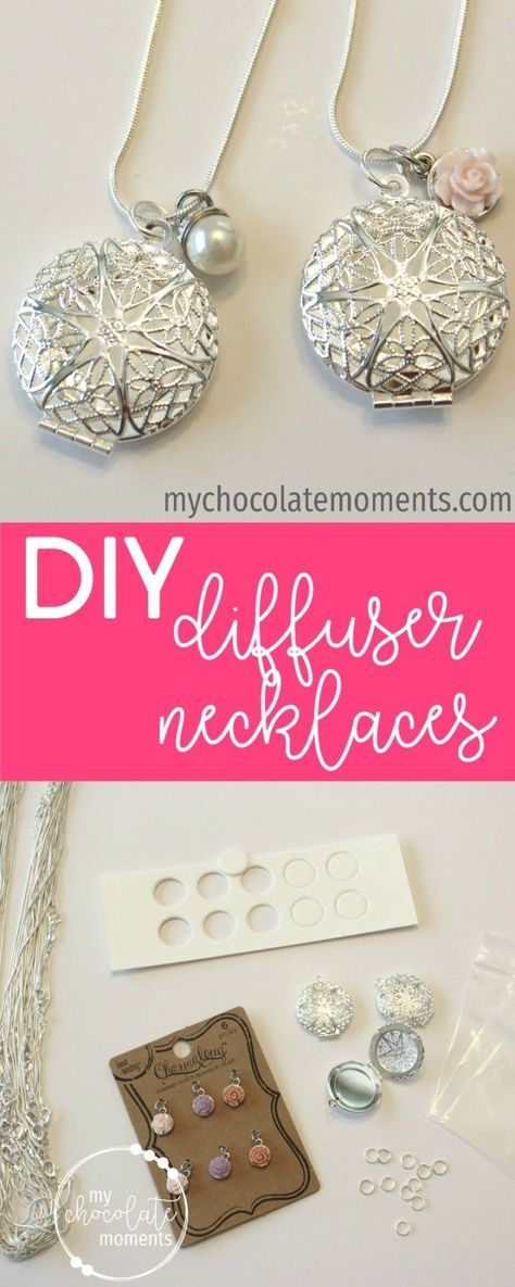 Diffuser Necklace Diy, Diy Diffuser, Diy Home Supplies, Diy Essential Oil Diffuser, Diffuser Diy, Floral Essential Oils, Essential Oil Jewelry, Diy Essentials, Oil Diffuser Necklace