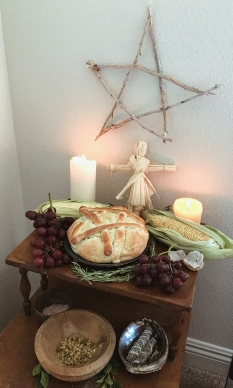 (99+) lammas | Tumblr Lammas Activities, Lammas Lughnasadh Aesthetic, Lammas Ritual, Witchcraft Alter, Lammas Altar, Lugnasad Celebration, Witches Sabbath, Witch Journal, Altar Ideas