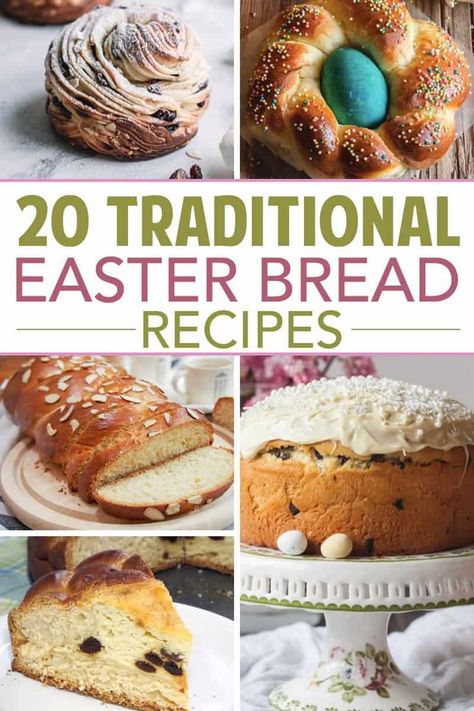 There are just so many great ideas for traditional Easter bread recipes here. I just can't choose! When our family gets together for Easter dinner, there's always a big element everyone loves--and these 20 Traditional Easter Bread Recipes, well, this is where I get my ideas for that piece of our family tradition! #easterrecipes #breadrecipes #traditionalbread #3boysandadog Easter Bread Recipes, Easter Breads, Bread Italian, Greek Easter Bread, Easter Bread Recipe, Italian Easter Bread, Easter Bun, Gluten Free Easter, Easter Recipe