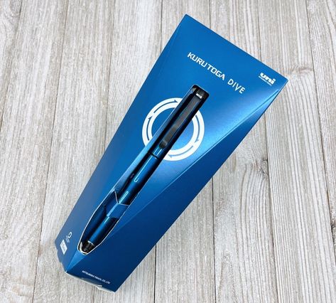 Uni Kuru Toga Dive Mechanical Pencil Review — The Pen Addict Kuru Toga Mechanical Pencil, Rotring 600, Mechanical Pencil, The Pen, Store Displays, What To Make, Metallic Blue, Mechanical Pencils, Design Elements