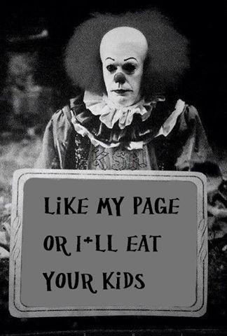 Pennywise~hahahaha Films Quotes, Es Pennywise, Horror Quotes, Steven King, Pennywise The Clown, King Quotes, Night Owls, The Rocky Horror Picture Show, Film Horror