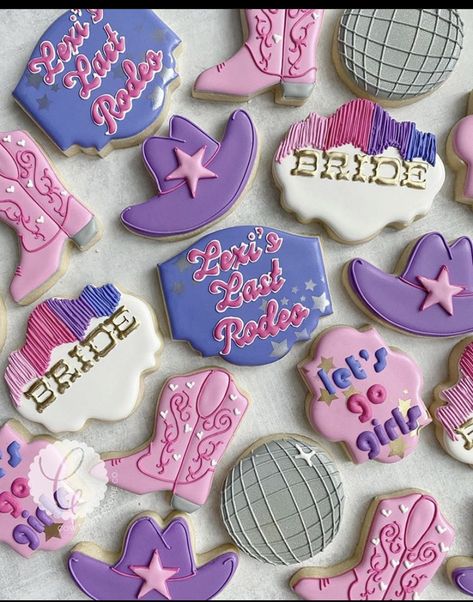 Ranch Bachelorette, Cowgirl Themed Bachelorette Party, Bachelorette Party Cookies, Cowgirl Cookies, Bachelorette Cookies, 25th Bday, Themed Bachelorette Party, Bach Bash, Cowgirl Bachelorette Parties