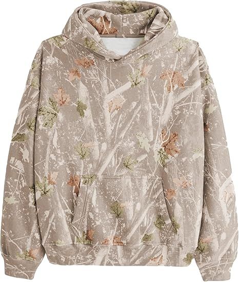 Eye-Catching Design : Maple Leaf hoodies, fleece lining, camo sweatshirts, drop shoulder, slight stretch, long sleeve hoodies, two pockets, fall outfits for women, oversized fashion and casual style. It is the ideal choice in your wardrobe. Womens Oversized Sweatshirts, Fall Pullover, Camouflage Hoodie, Camo Sweatshirt, Camo Outfits, Womens Camo, Camo Hoodie, Fall Hoodies, Oversize Fashion