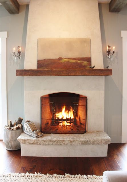 Spanish Fireplace, Fireplace Cladding, Southwest Interiors, Rumford Fireplace, Stucco Fireplace, Autumn House, The Mantle, Retreat Center, Fireplace Remodel