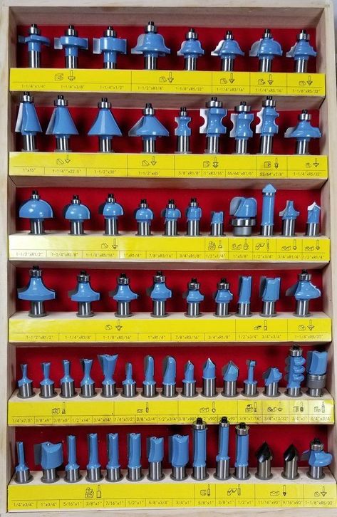 Woodworking Router Bits, Jet Woodworking Tools, Woodworking Saws, Woodworking Tools Workshop, Carpentry Tools, Router Bit Set, Router Woodworking, Wood Router, Wood Working Gifts