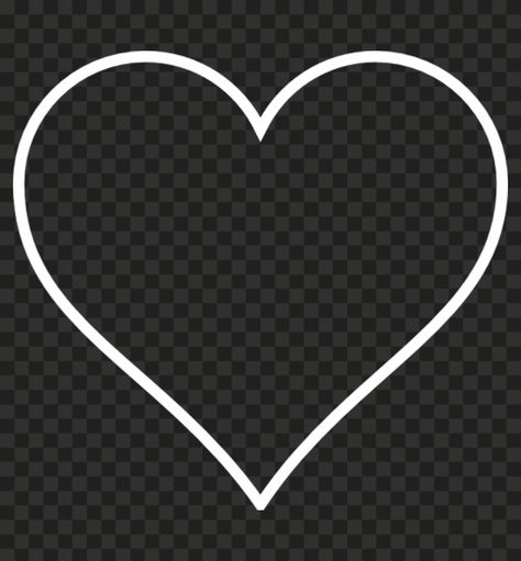 White Heart Png For Editing, White Heart Transparent Background, Love Shape Png, Heart Png For Editing, Heart Overlay Png, Heart Outline Drawing, White Heart Png, White Heart Icon, Transparent Heart Png