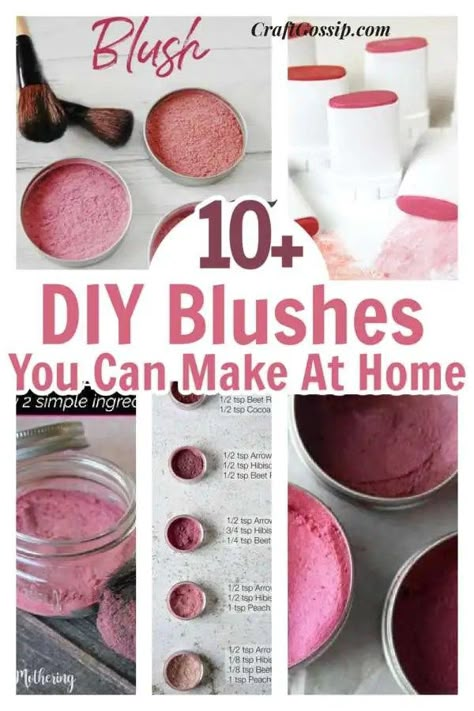 Making your own makeup and beauty products has become increasingly popular in recent years, and for good reason. Not only does it allow you to have complete control over the ingredients you use, bu… Diy Blush Powder, Diy Natural Makeup Recipes, How To Make Blush, Eyeshadow Recipe, Homemade Make Up, Natural Makeup Recipes, Diy Blush, Diy Natural Makeup, Homemade Blush