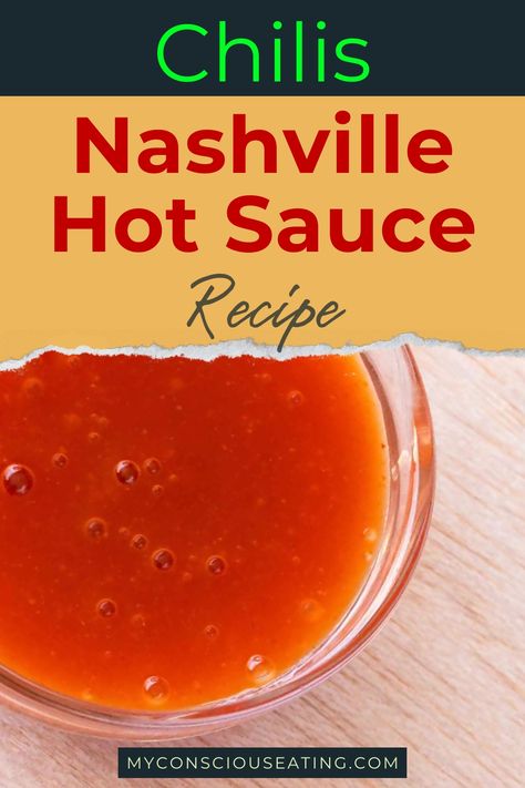 Nashville hot sauce in a bowl Nashville Hot Sauce Recipe, Mcdonalds Hot Mustard, Nashville Hot Sauce, Over Fried Chicken, How To Cook Chili, Hot Sauce Recipe, Dips Recipes, Leftover Chili, Homemade Bbq Sauce Recipe