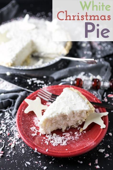 My grandmother's white Christmas pie is simplicity in a pie dish, and that may be what makes it so beautiful and delicious! | recipe from Chattavore.com Classic Christmas Dessert, Christmas Pie Recipes, Southern Cake, Christmas Pie, Holiday Dessert, Delicious Pies, My Grandmother, Sheet Cake, Holiday Desserts