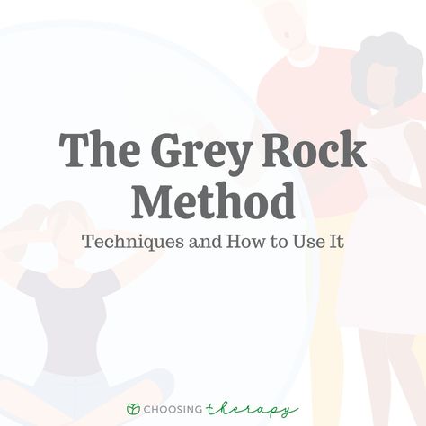 The Grey Rock Method is a metaphor for a style of communication and behavior used when you are trying to protect yourself from a toxic person. This includes becoming as unresponsive and inconspicuous as a grey rock. By not engaging or drawing any unnecessary attention, you have the best chance at protecting yourself from their Gray Rocking Method, Grey Rocking Method, Gray Rock Method Responses, Gray Rock Method, Grey Rock Method, Toxic Person, Grey Rock, Protecting Yourself, Individual Therapy