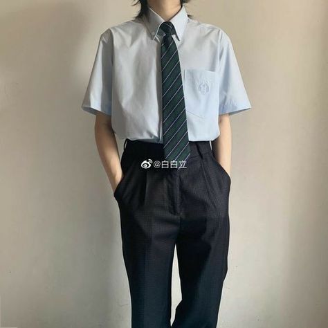 Male School Uniform, Kawaii School Uniform, Blazer Outfits Casual, Boys School Uniform, Concept Clothing, Uniform Fashion, School Uniforms, Swaggy Outfits, J Fashion