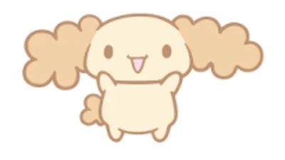 Mocha Cinnamoroll, Happy Birthday Sis, Dog Personality, White Puppies, Hello Kitty My Melody, Japanese Names, Dog Charms, Computer Wallpaper, Sanrio Characters