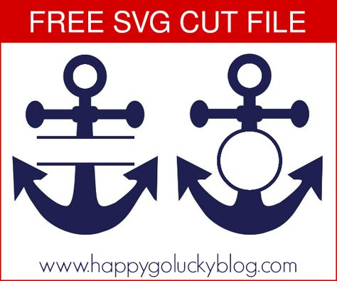 Anchor Svg Free, Faux Earrings, Anchor Monogram, Patriotic Sign, Travelers Rest, Cruise Door, Monogram Signs, Cruise Shirt, Cricut Craft Room