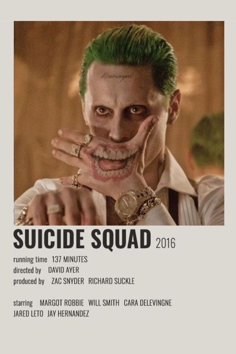 The Joker From The Squad Movie, Joker From Squad, Joker Suicidé Squad, The Joker Poster, Joker Squad, Movie Character Posters, Joker Film, Joker Wallpaper, Indie Movie Posters