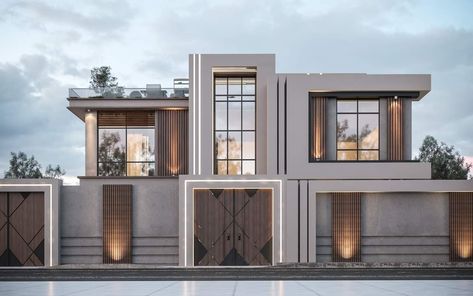 Boundary Wall Design, Boundary Wall, House Fence Design, House Outer Design, Compound Wall, Contemporary House Exterior, Modern Villa Design, Art Deco Interior Design, Modern House Facades