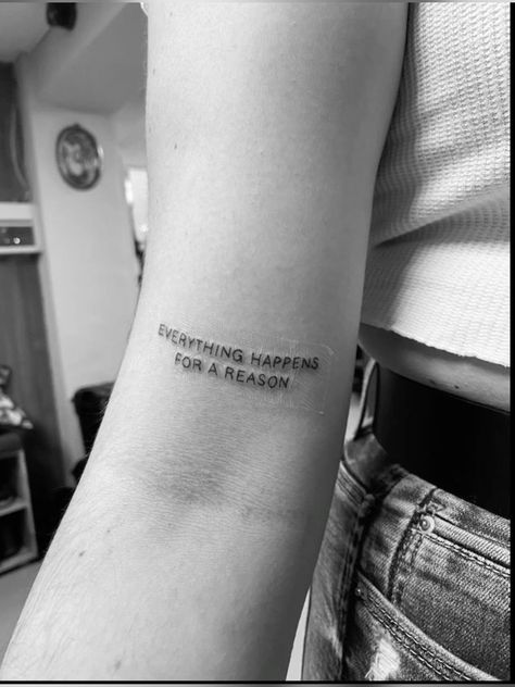 Tiny Tattoos All Over Arms, Tattoo On Arm For Women Quote, Arm Tattoo Women Minimalist, Minimalist Tattoo Quotes Words, Simple Tattoos Arm Women, All Of This Is Temporary, Small Tats With Meaning, Petite Tattoos With Meaning, Simple Tattoos On Arm