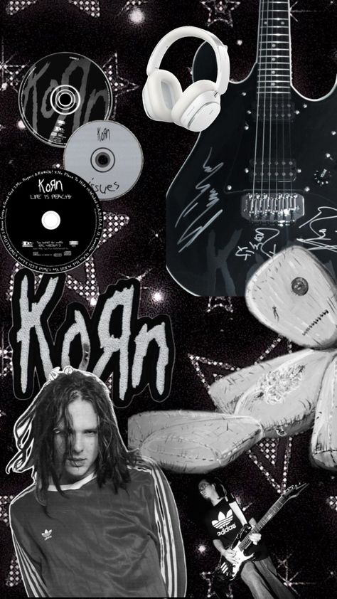 #korn #jonathondavis #wallpaper #nu-metal #background #metal Band Wallpapers, Metallic Wallpaper, Phone Wallpaper, Art