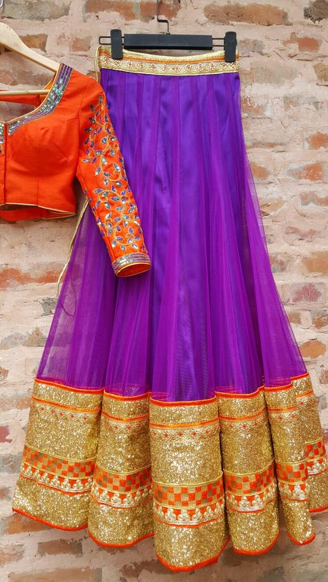 Purple, gold and orange it is!! Pre-order your outfits for upcoming events. We take any customized order of your choice. Call us up at 9818850959, Viber us at 9851218200 or Gmail us at askswetaa@gmail.com Stay glamorous :) Insect Play, Umbrella Dress, Gold And Orange, Purple And Orange, Lehenga Choli, Upcoming Events, Fashion Addict, Purple Gold, Diy Sewing