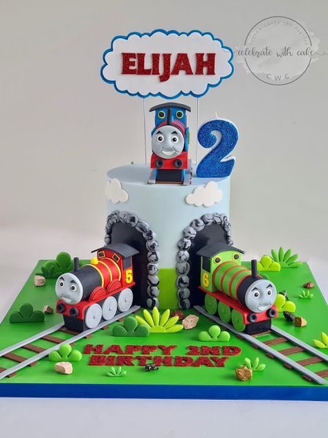 Thomas Tank Engine Cake, Thomas The Tank Cake, Thomas The Tank Engine Party, Thomas And Friends Cake, Thomas Birthday Cakes, Thomas The Tank Engine Cake, Thomas Cake, Tank Cake, Thomas The Train Birthday