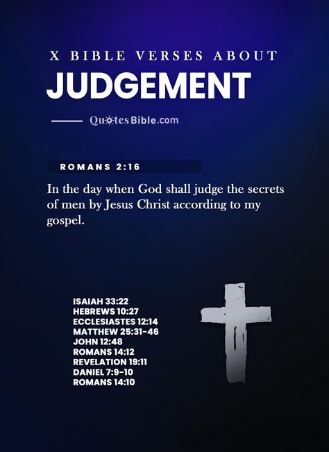 Learn the truth about judgement with this collection of Bible verses about judgement. Discover what the Bible says about judgement and find out how to apply it to your life today. Don't be afraid to stand up for what is right and be judged accordingly. Find comfort and peace in knowing that God is the ultimate judge. #Judgement #verses Verses Of The Bible, Scriptures Quotes, Verses From The Bible, Biblical Quotes Inspirational, Life Skills Lessons, Uplifting Bible Verses, Bible Says, Study Scripture, Bible Study Notes