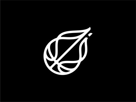 Ball Logo Design, Ballers Logo, Basketball Logo Ideas, Monochromatic Logo, Logo Basket, Ball Logo, Basketball Logo, Sports Logos, Sport Logo