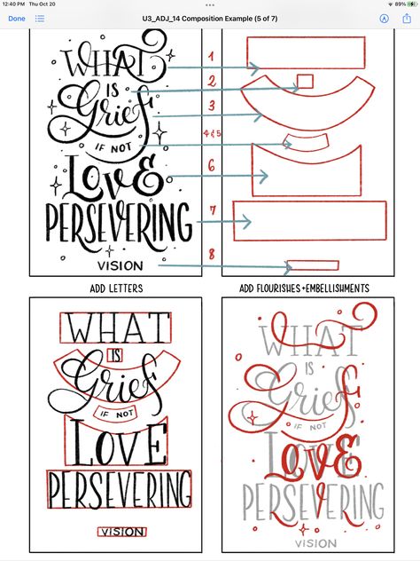 Typography Composition Ideas, Hand Lettering Composition, Wall Art Text, Lettering Composition Grid, Lettering Composition Ideas, Hand Lettered Quotes Doodles, Composition Grid, Calligraphy Layout, Calligraphy Composition