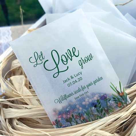 Eco Friendly Wedding Favors, Reuse Bottles, Let Love Grow, Seed Wedding Favors, Bottle Centerpieces, Favour Bags, Petal Confetti, Sweet Paper, Eco Wedding