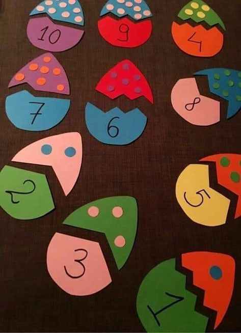 Sayılar yumurta Easter Math, Math Activities Preschool, Preschool Activity, Kids Learning Activities, Toddler Learning Activities, Preschool Learning Activities, Math For Kids, Montessori Activities, Preschool Learning