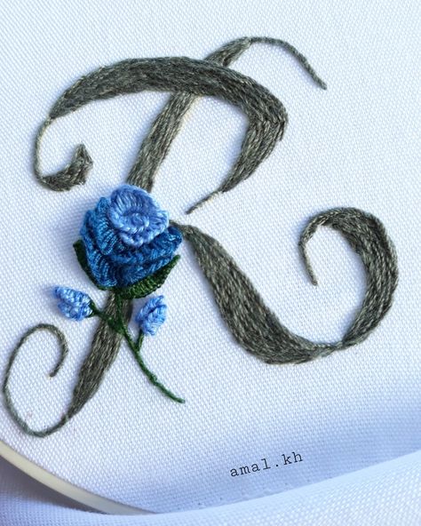 R Letter, Embroidery Letter, Embroidery Letters, Kids Designer Dresses, Letter R, Embroidery Designs, Designer Dresses, Embroidery, Dresses