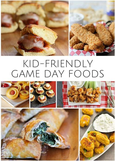 These 10 Kid-Friendly Game-Day Dips and Foods will help you plan appetizers and snacks for the big game this weekend that everyone can enjoy! Finger Foods Healthy, Superbowl Snacks For Kids, Kid Friendly Party Food, Super Bowl Kids, Super Bowl Party Snacks, Healthy Superbowl, Healthy Superbowl Snacks, Sweet Potato Skins, Foods Healthy