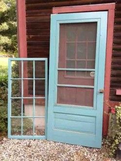 This is a very nice vintage wood storm door with removable screen and replacement window. 36 wide by 84 1/2 high and 1 1/8 thick. Vintage Wood Screen Door, Vintage Storm Door, Wooden Storm Door, Wood Storm Windows, Diy Storm Door, Storm Doors For Front Door, Rustic Screen Door, Metal Tin Ceiling, Stained Front Door