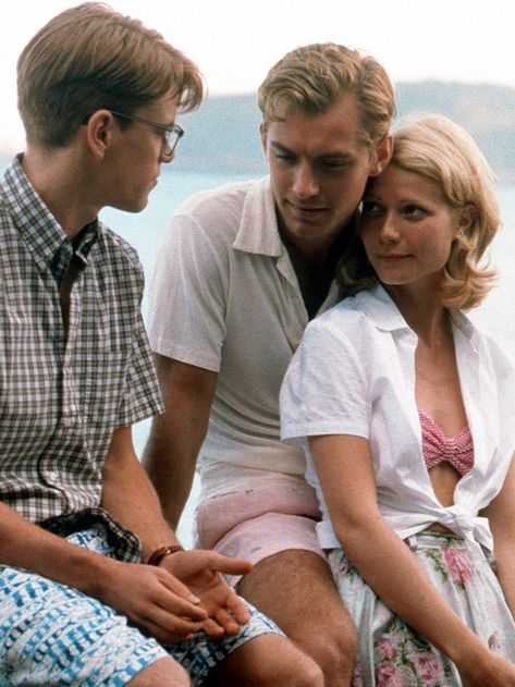 Gwyneth Paltrow Style, The Talented Mr Ripley, Talented Mr Ripley, Mr Ripley, Patricia Highsmith, Italian Summer Outfits, Dangerous Love, Jude Law, Matt Damon