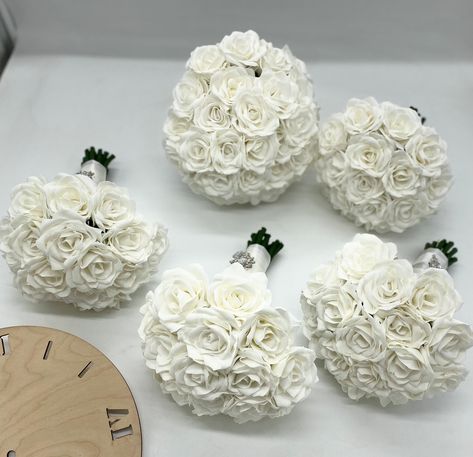 White Rose Bridal Bouquet, Lavender Wedding Bouquet, Bridal Bouquet White, Classic Wedding Bouquet, Unique Wedding Bouquet, Bridesmaid Bouquet White, Corsage And Boutonniere Set, White Rose Bouquet, Bouquet Bridesmaid