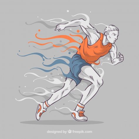 Men running background Free Vector | Free Vector #Freepik #freevector #freebackground #freesport #freefitness #freehealth Running Graphic Design Illustrations, Running Artwork, Running Background, Sports Illustrations Art, Background Sport, Running Illustration, Running Vector, Running Tattoo, Running Pictures