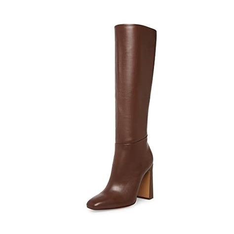 Allison's Amazon Page Leather Knee Boots, Synthetic Rubber, Fall Favorites, High Boots, Knee High Boots, Knee Boots, Steve Madden, Knee High, Brown Leather