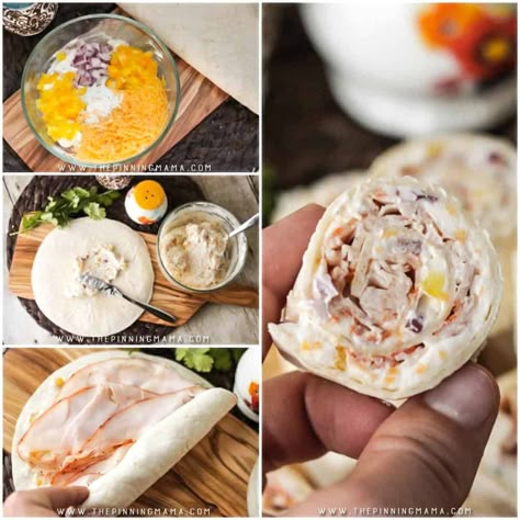 These creamy Turkey Ranch Tortilla Roll Ups are super easy, you can make them quickly, are packed with bold and tasty flavors, and just all around super delicious!  They are the perfect  appetizer for a Ranch Roll Ups, Turkey Roll, Turkey Roll Ups, Bite Size Snacks, Tortilla Rolls, Roll Ups Recipes, Bite Size Appetizers, Roll Ups Tortilla, Pinwheel Recipes