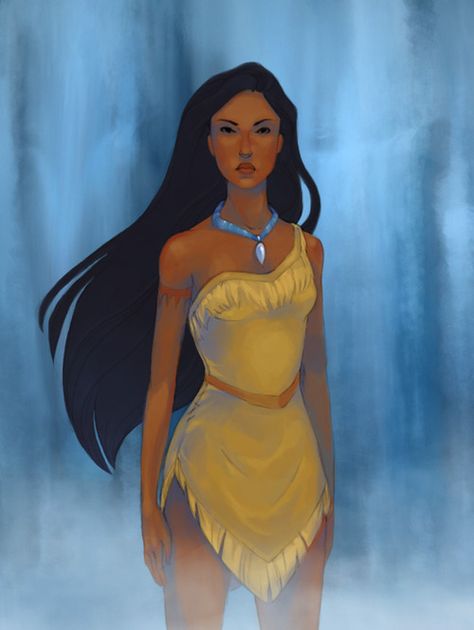 Disney Princess Pocahontas, Princess Pocahontas, Disney Pocahontas, Disney Artwork, Deviant Art, Disney Princess Art, Disney Life, Princess Art, Disney Films