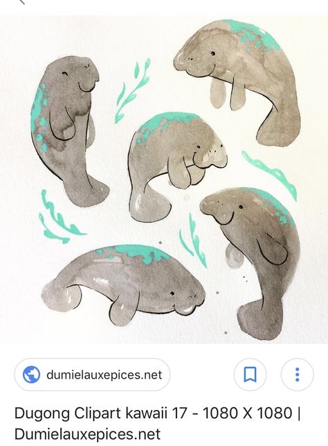 Manatee Drawing, Serious Drawing, Flowers Mandala, Mandala Ideas, Ink Paintings, Painting Words, Drawing Flowers, Sketchbook Drawing, Cute Animal Drawings