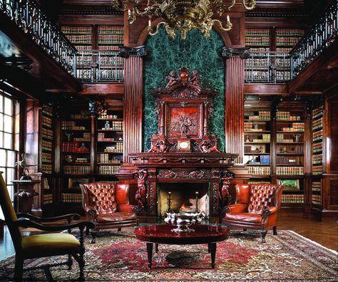 Near Washington DC $25 mil mansion home library | Photo take… | Flickr Stare Dwory, Old Mansions Interior, Victorian Library, Home Library Rooms, Old Libraries, Private Library, Victorian Home Interior, Victorian Mansion, Old Mansions