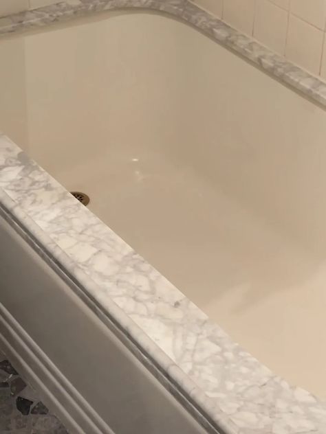 How a Renter Fixed Her Leaky Shower-Tub with a $12 Tilebar Find Peel And Stick Tub Surround, Tub Skirt Ideas Diy, Tub Surround Ideas Cheap, Tub Skirt Ideas, Diy Tub Skirt, Tub Shower Combo Remodel, Shower Transformation, Tub Insert, Tub Skirt