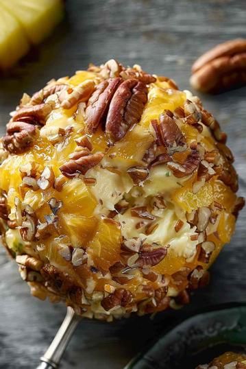 Pineapple Pecan Cheese Ball combines savory and sweet flavors for the perfect party appetizer. Make it ahead! Try it today. Cheeseball With Pineapple, Pineapple Balls, Pecan Cheese Ball, Easy Make Ahead Appetizers, Cheese Ball Recipe, Make Ahead Appetizers, Crowd Pleasing Appetizers, Pineapple Recipes, Party Appetizers Easy