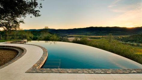 Find an infinity pool builder in Napa & Sonoma County. Sonoma Pool & Spa has years of experience in custom designs & expert installations for your luxurious backyard. Call (707) 396-7526. Infinity Spa, Pool Warmer, Luxurious Backyard, Solar Pool Heating, Exercise Pool, Pool Workout, Solar Pool, Lap Pool, Pool Builders