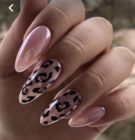 Vintage Nails, Leopard Print Nails, Subtle Nails, Leopard Nails, Nail Designs Glitter, Elegant Nails, Pretty Acrylic Nails, Chic Nails, Acrylic Nail Designs