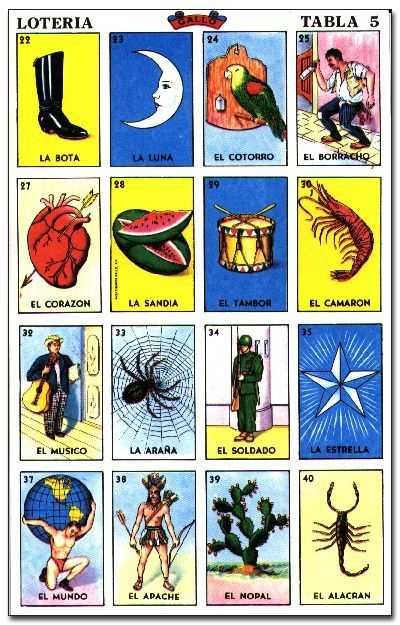 Mexican Loteria