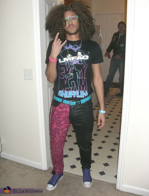 Redfoo from LMFAO Costume - Halloween Costume Contest via @costume_works Lmfao Costume, Artist Party, Costume For Men, Costume Works, Party Rock, Halloween Costume Contest, Costume Contest, Horror Music, Long Hours