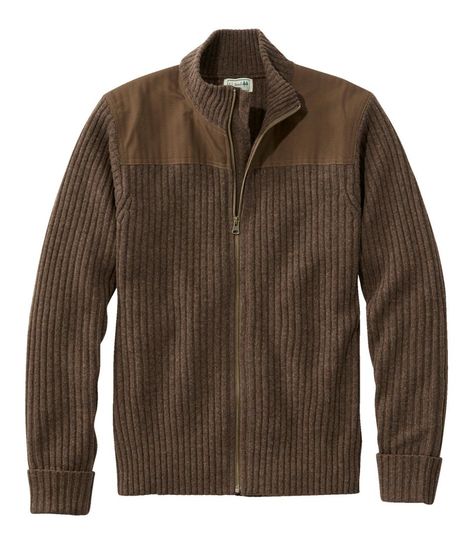 Men's Hunting Sweaters and Sweatshirts | Outdoor Equipment at L.L.Bean Commando Sweater, British Commandos, Hunting Clothing, Outdoor Comfort, Book Clothes, Outdoor Equipment, Hunting Clothes, Sweater Men, Elbow Patches