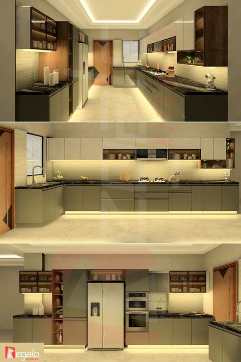 Kitchen Interior For Parallel Platform, Parallel Kitchen Design Modern, Kitchen Platform Ideas, Kitchen Design Modern Luxury, Kitchen Platform, Parallel Kitchen Design, Modular Kitchen Ideas, Oven Design, Modular Kitchen Cabinets