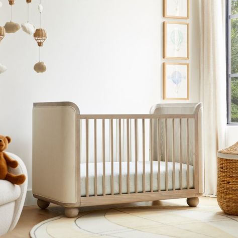 KEY DETAILS Created in collaboration with Joseph Altuzarra, the CFDA award-winning fashion designer. Upholstered Crib, Joseph Altuzarra, Modern Baby Cribs, Crib Conversion Kit, Convertible Cribs, Baby Cribs Convertible, Modern Crib, White Crib, Cfda Awards